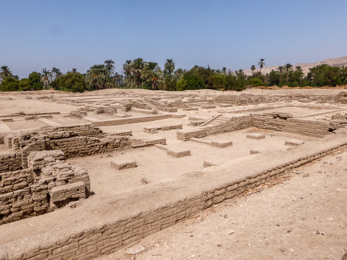 Tempelruinen in Tell El Amarna