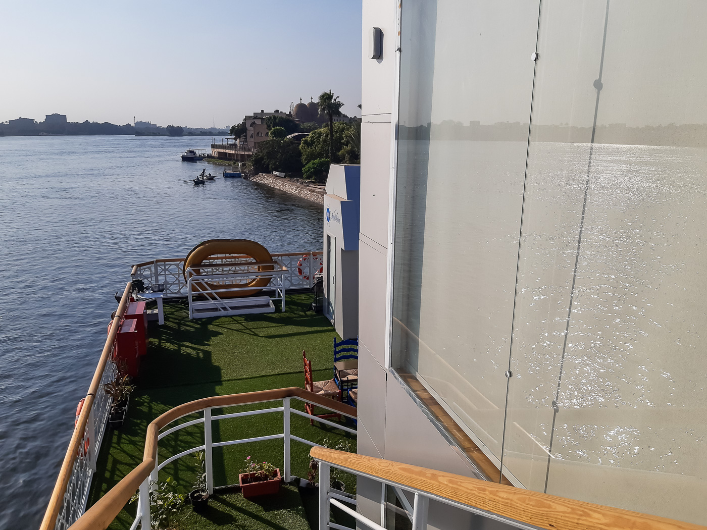Blick auf das Unterdeck