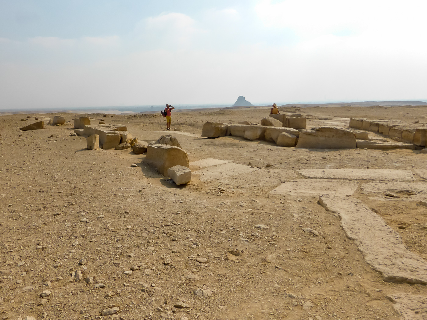 Erst seit gut 20 Jahren ist es möglich, das Pyramidengebiet von Daschur zu besuchen, ...