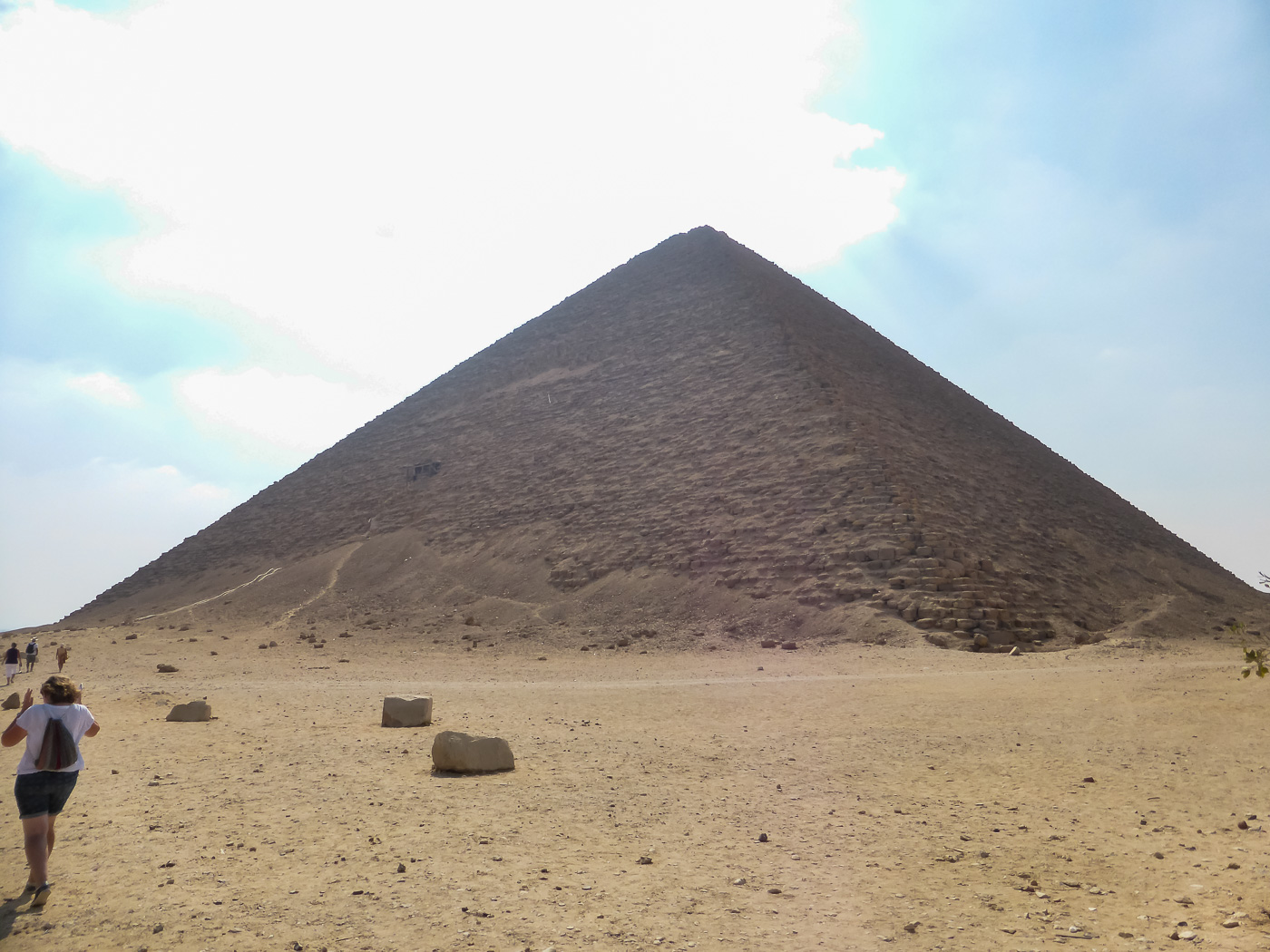 ... und ließ deshalb die Rote Pyramide errichten.