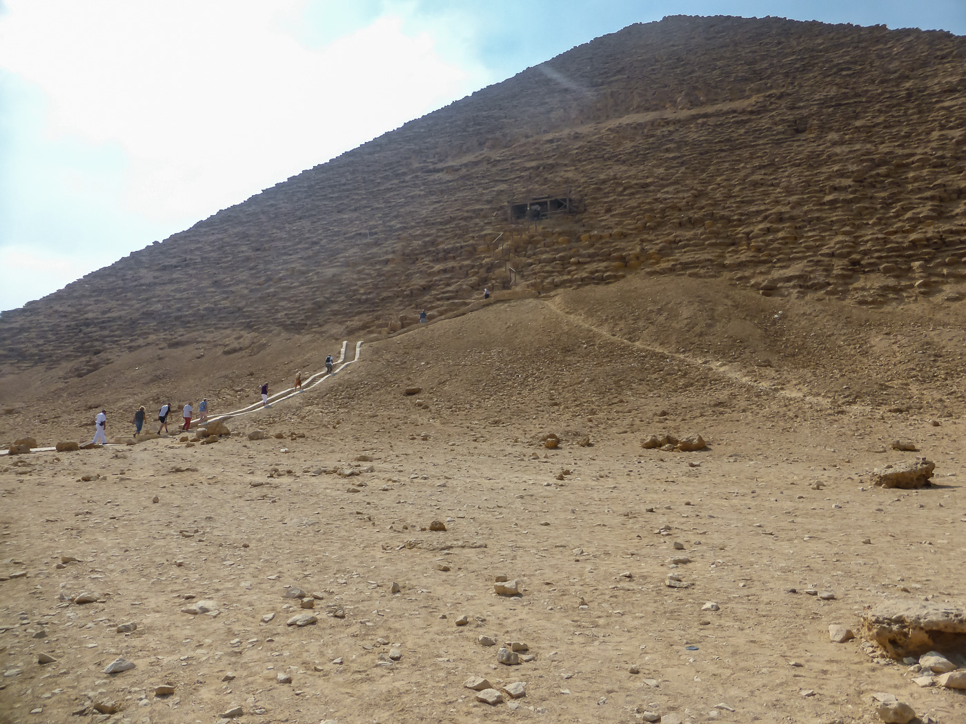 Aufgang zur Roten Pyramide