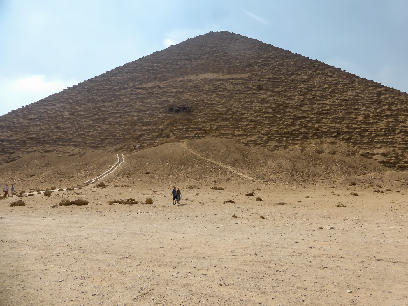 Ein letzter Blick auf die Rote Pyramide