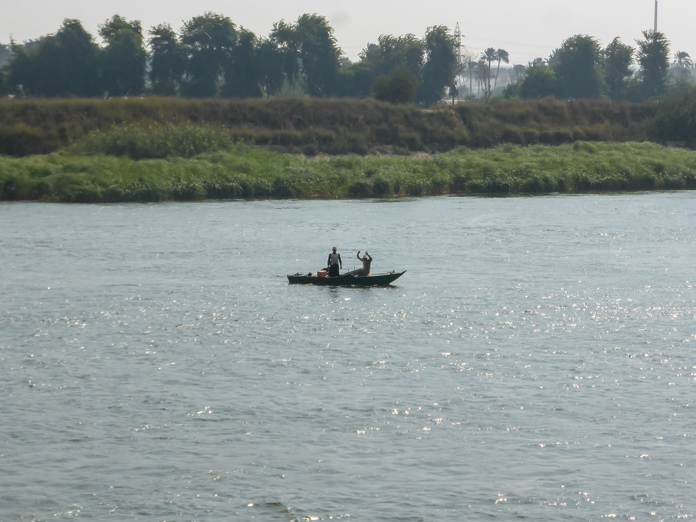 Wir haben in Beni Suef abgelegt und unsere Fahrt nach Kairo aufgenommen.