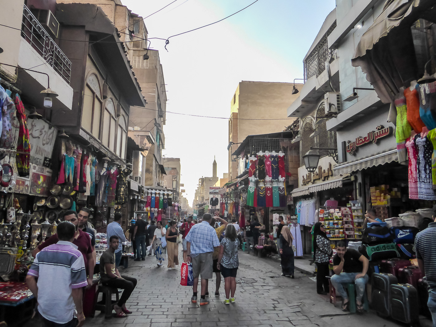 Wir spazieren über den Basar Khann el Khalili.