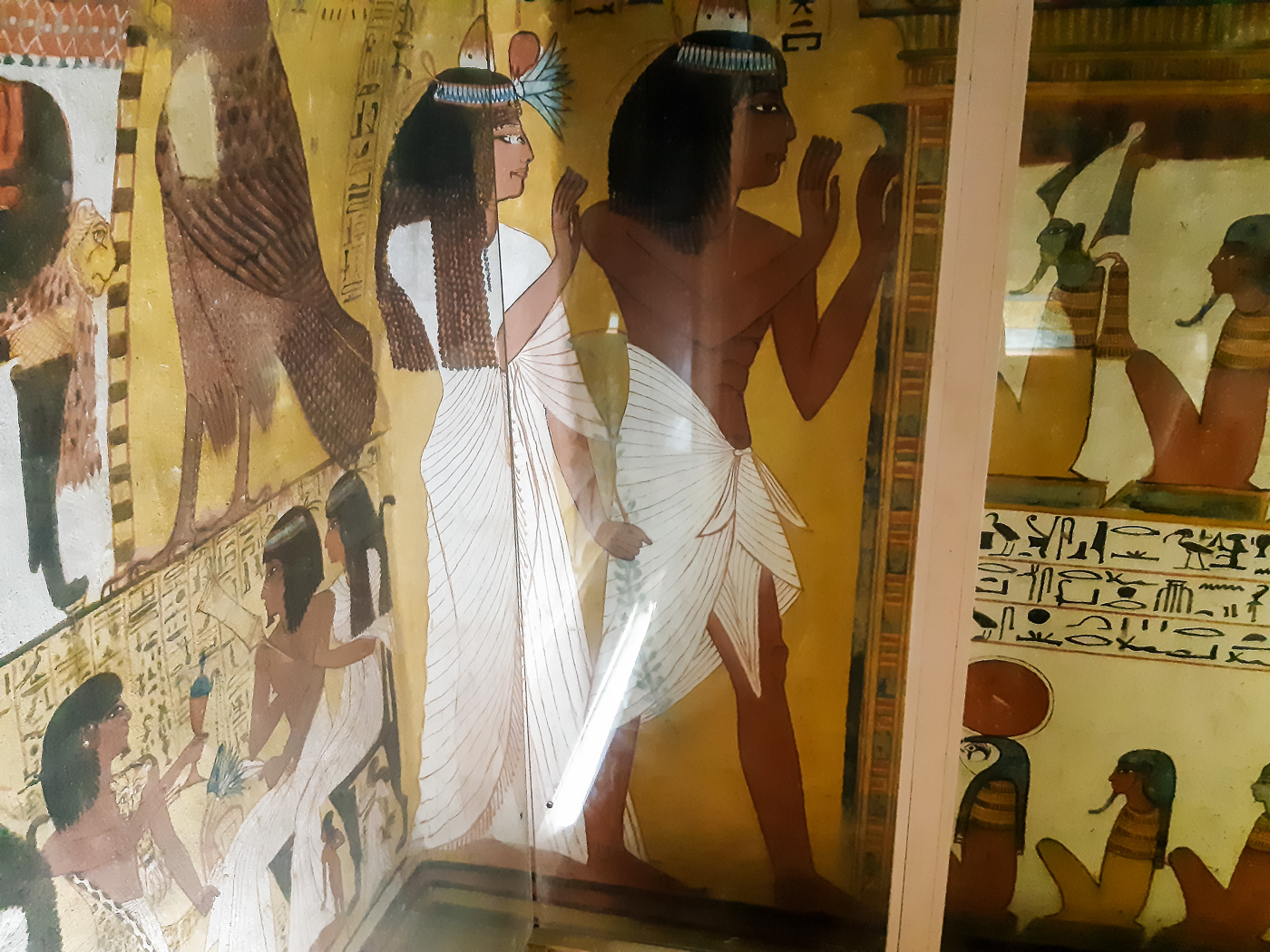 ... wie beispielsweise über den Glauben der alten Ägypter an ein Leben nach dem Tod.