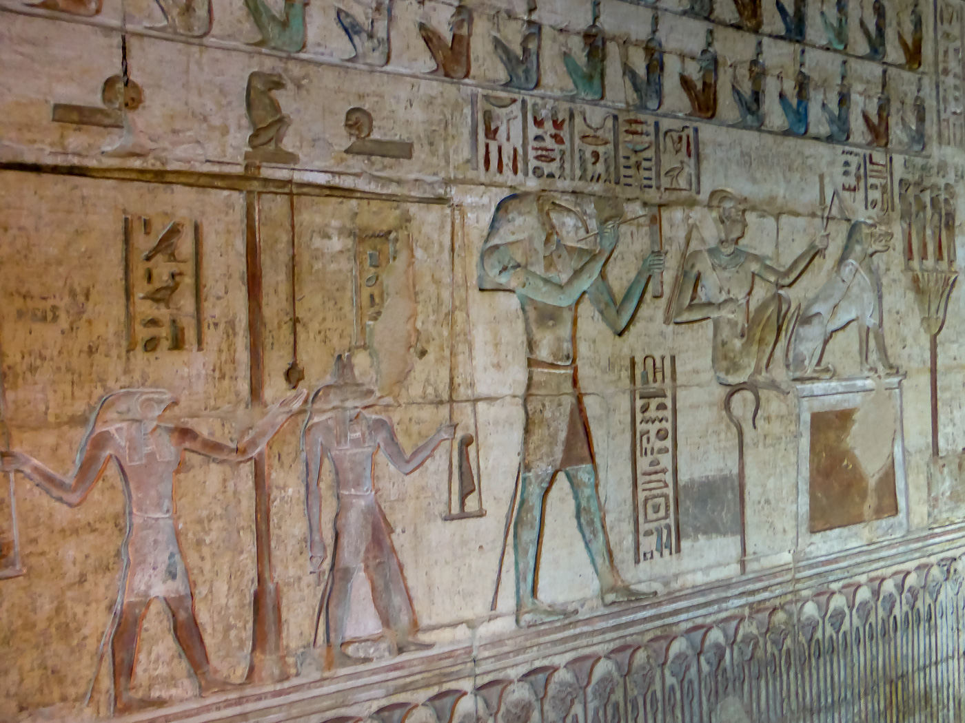 Das Totengericht im Tempel von Deir el-Medina