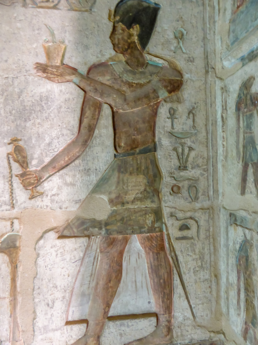 Opferdarstellung des Amun