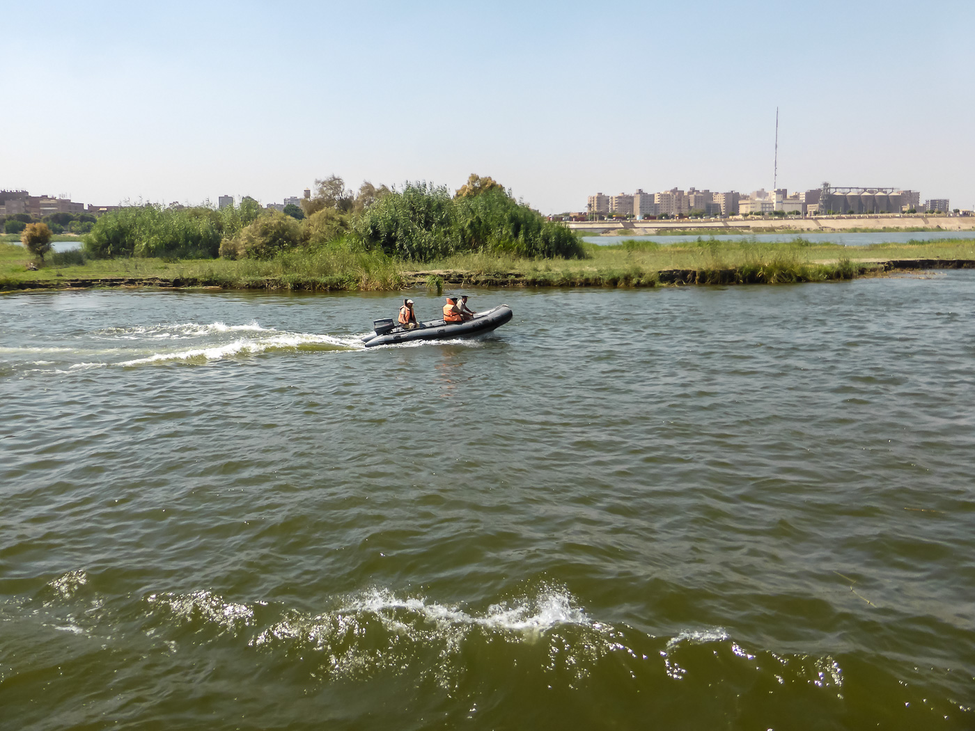Ein weiteres Kontrollboot